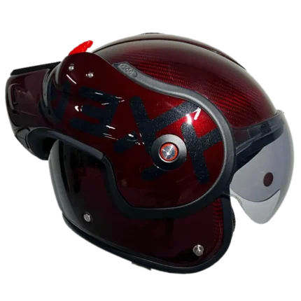 Casque moto modulable ROOF RO9 BOXXER CARBON MONO ROUGE