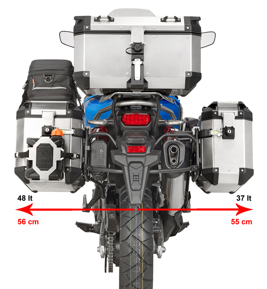 Givi_PL1161CAM_OBKN48_OBKN37_Telaietti_Valigie_Side_Cases_Frames_Honda_Africa_Twin_Adventure_Sport