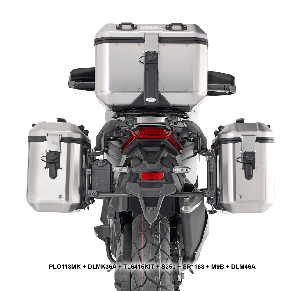 Givi_PLO118MK_DLMK36A_TL6415KIT_S250_SR1188_M9B_DLM46A_Honda_X-ADV_750_Travel_Accessories_Viaggio